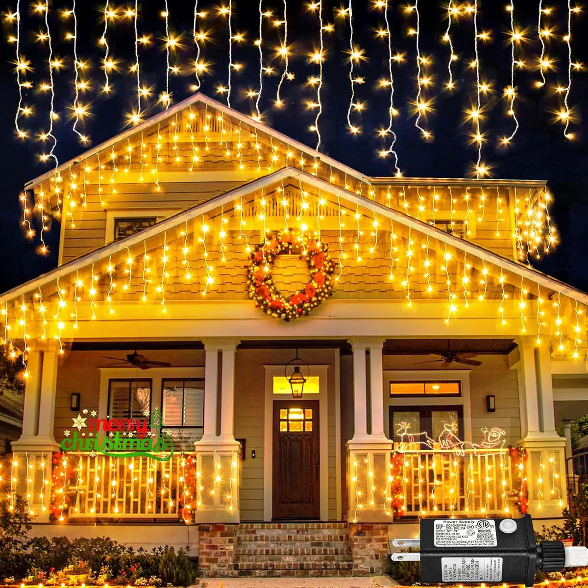 Cascadas LED Navideñas